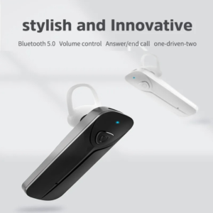 KIVEE TW32 Wireless Headphone Ear Hook Business Single Ear Earphone Bluetooth 5.0 50mAh Capacity Sports Headset with Mic