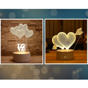 Romantic Love 3D Lamp