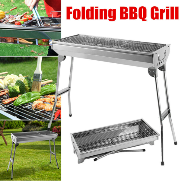 Portable Stainless Steel BBQ Grill