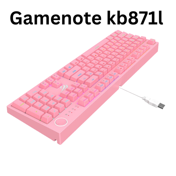 HAVIT KB871L PINK GAMING KEYBOARD